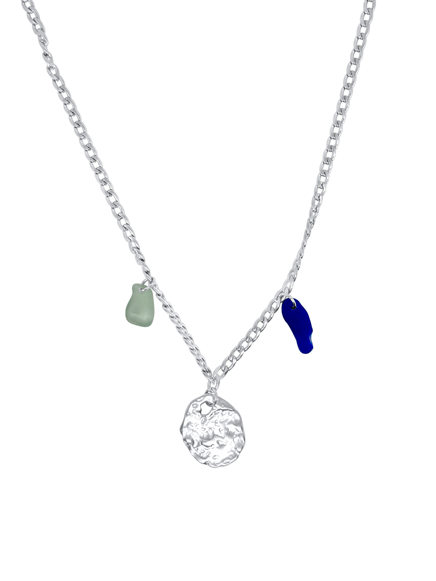 Fragments blue necklace