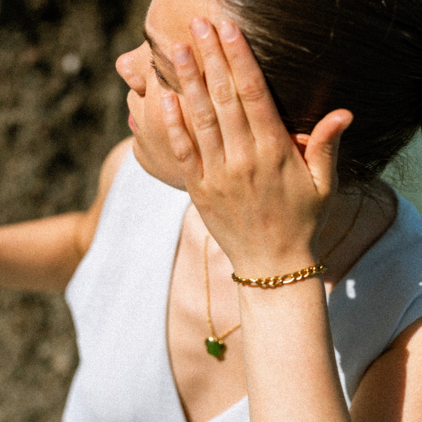Elevate chunky figaro bracelet