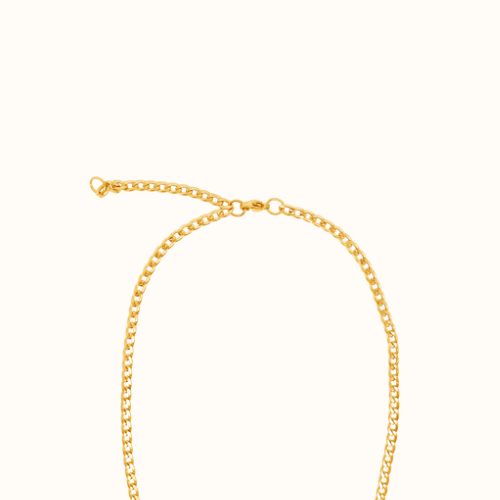 Fragments green necklace