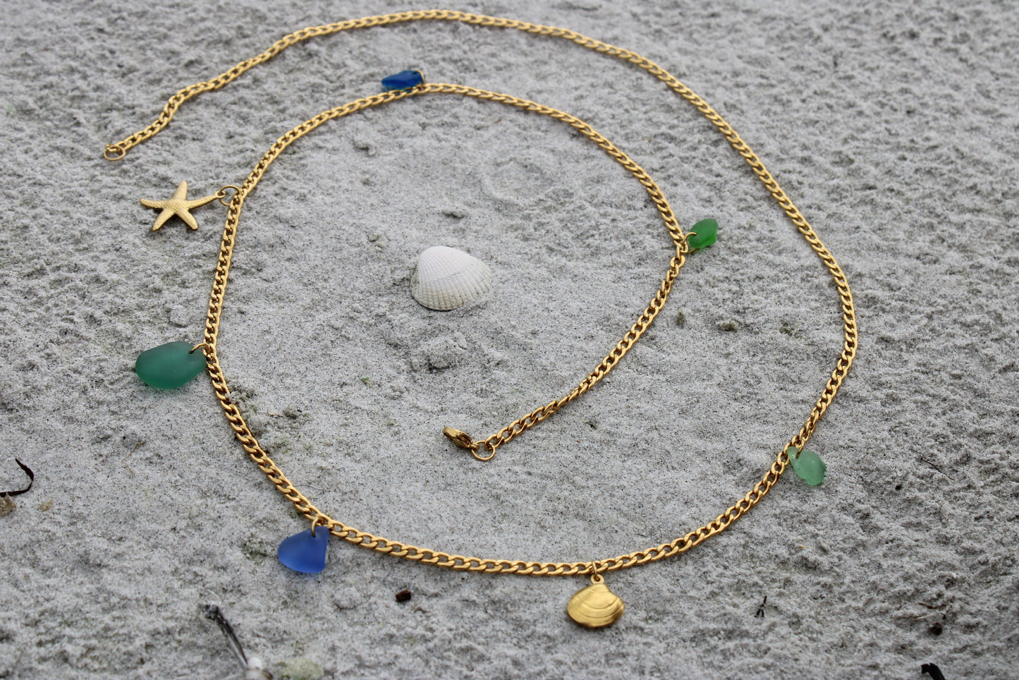 Sunburst belly chain