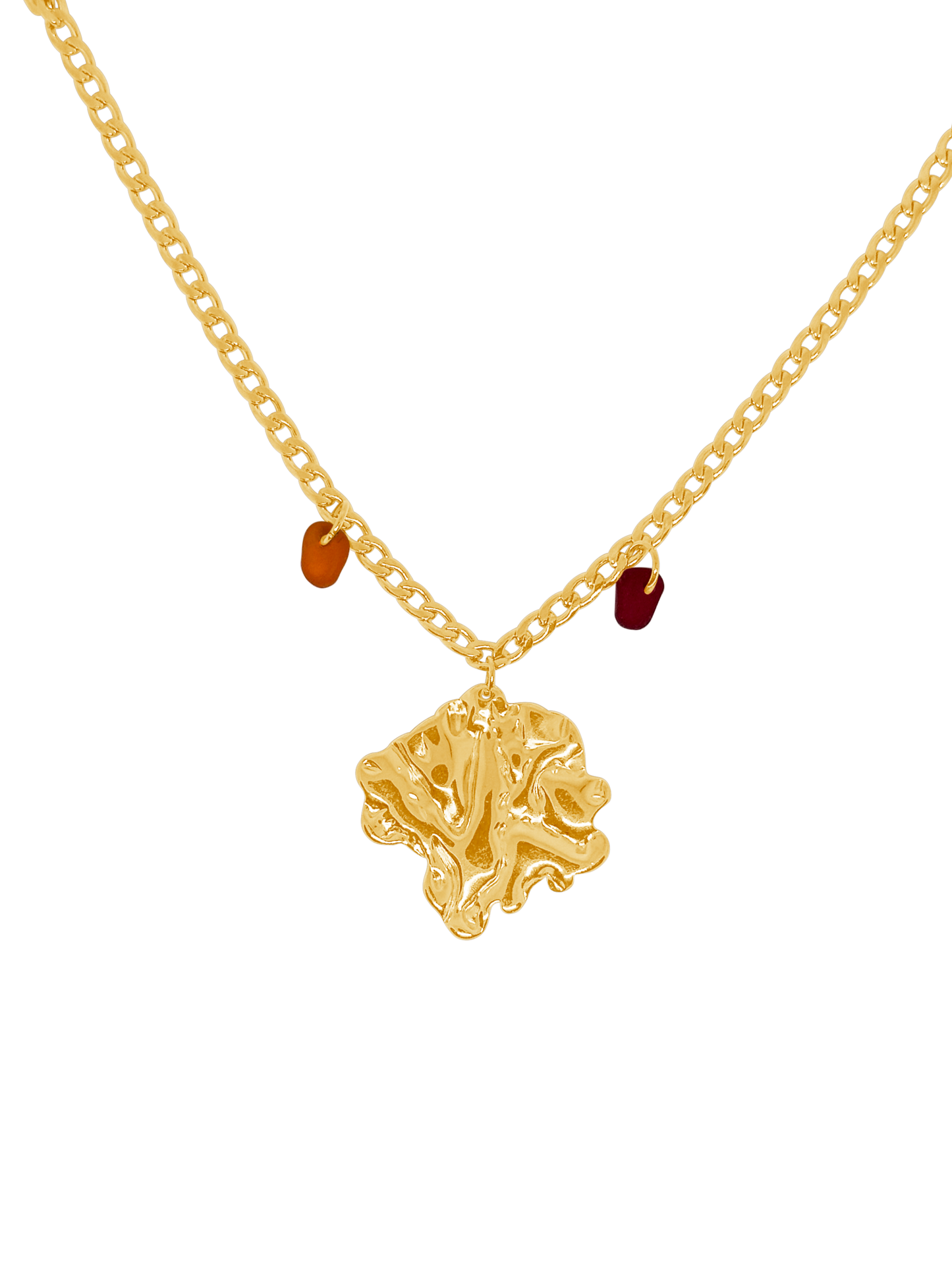Elevate orange necklace