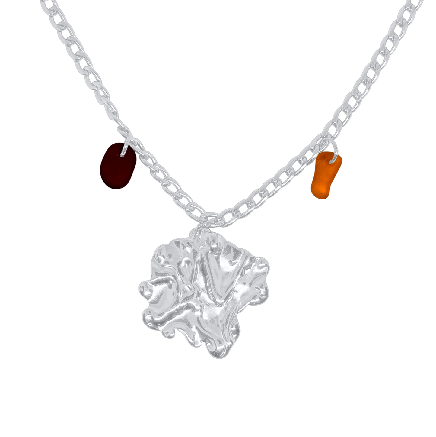 Elevate orange necklace
