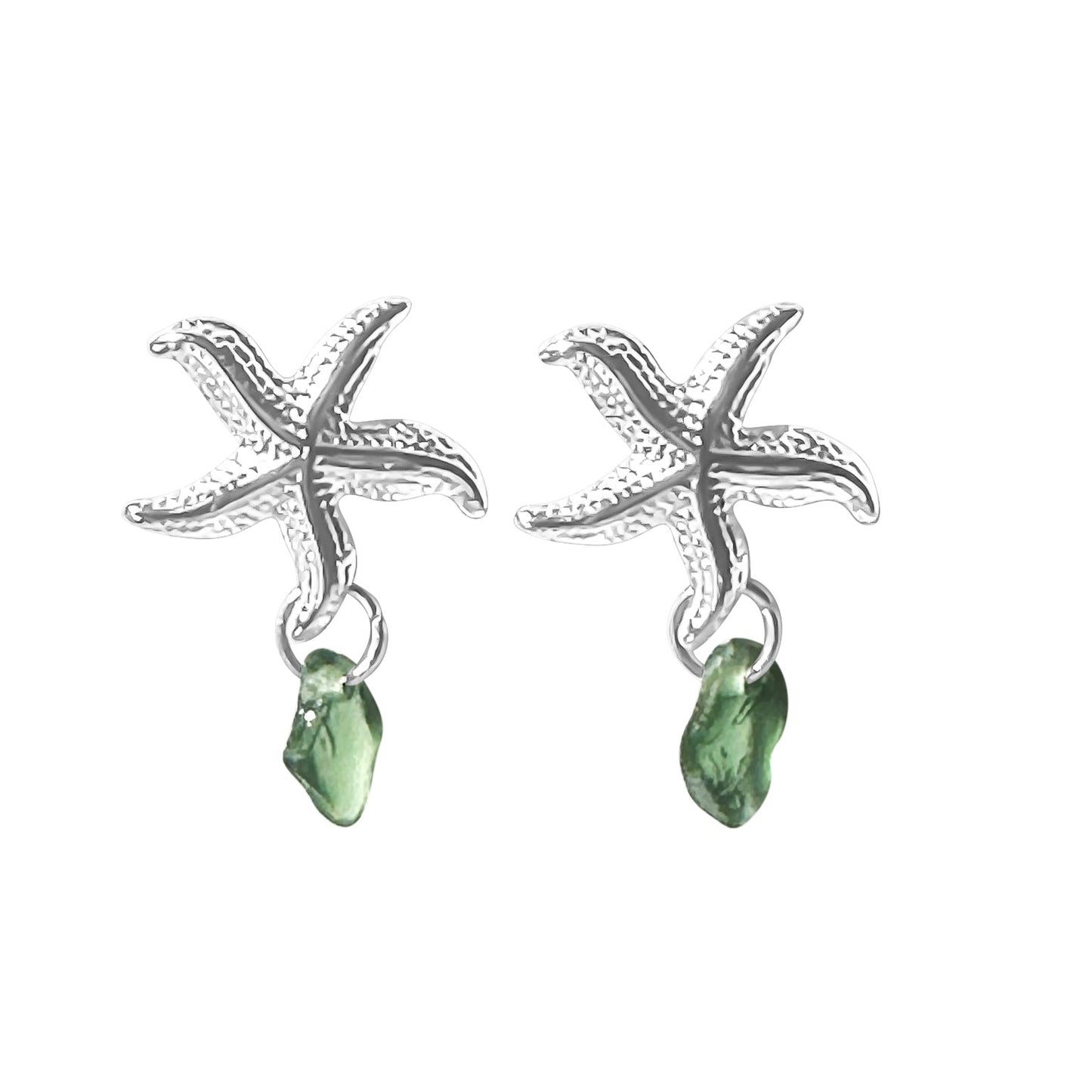 Starfish øreringe green