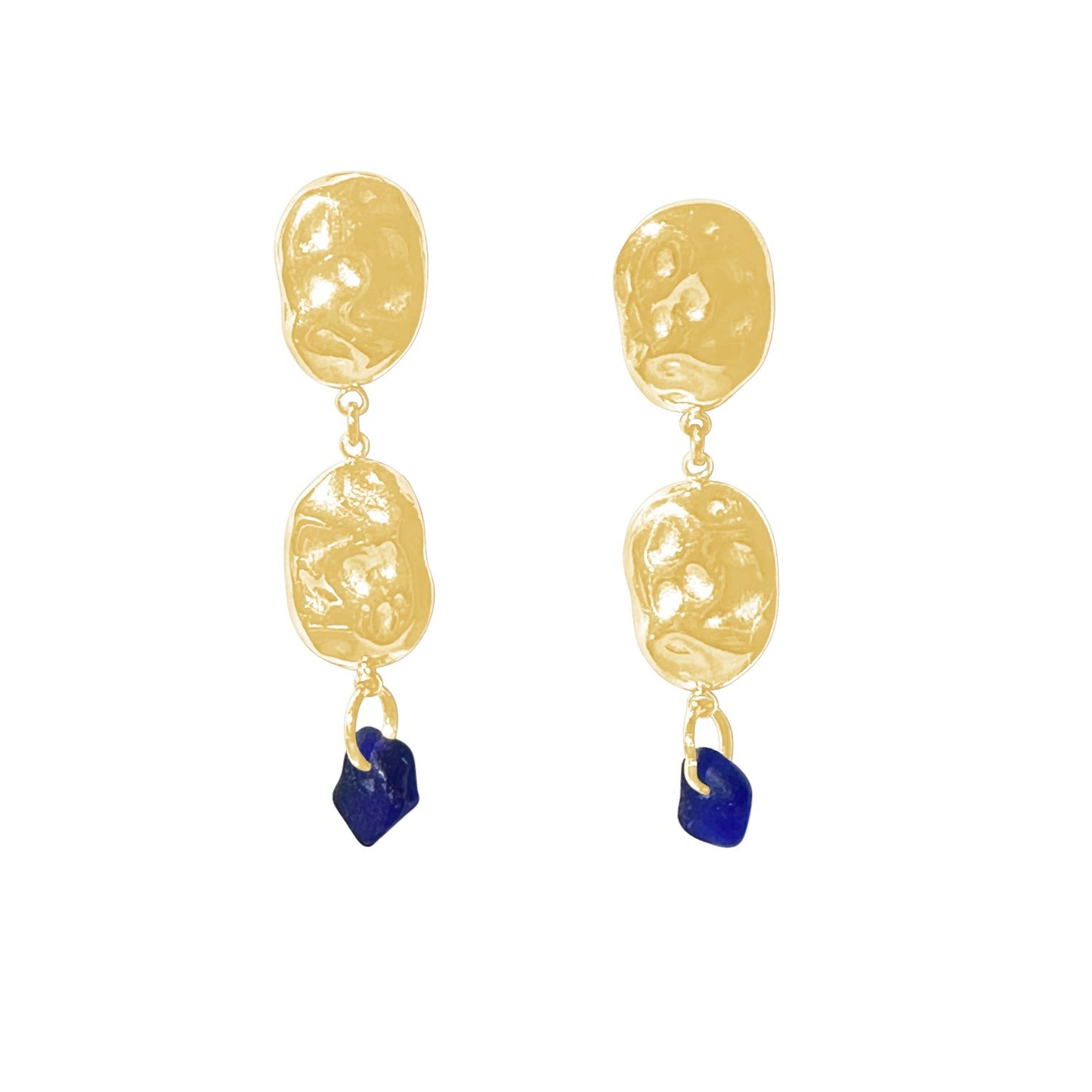 Cliff øreringe blue