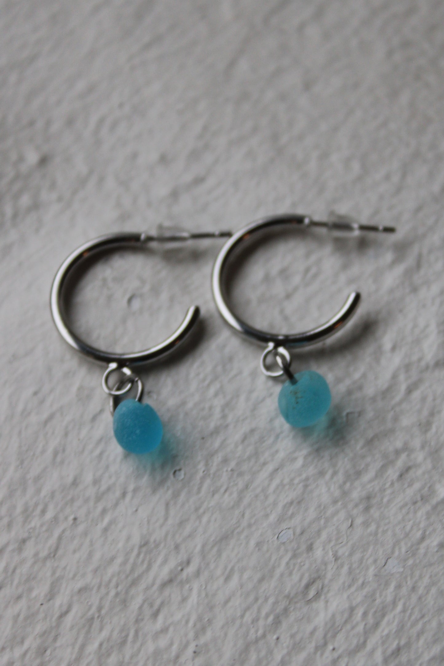 No Waste sky blue hoops