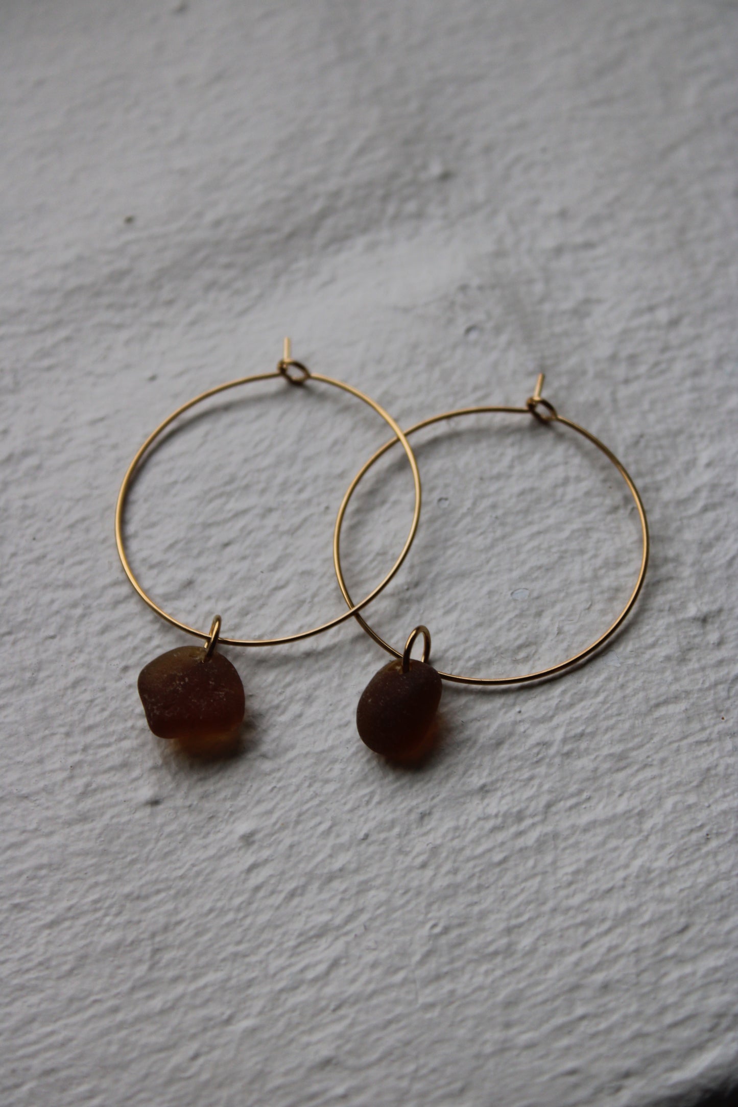 No Waste 90's tanned hoops
