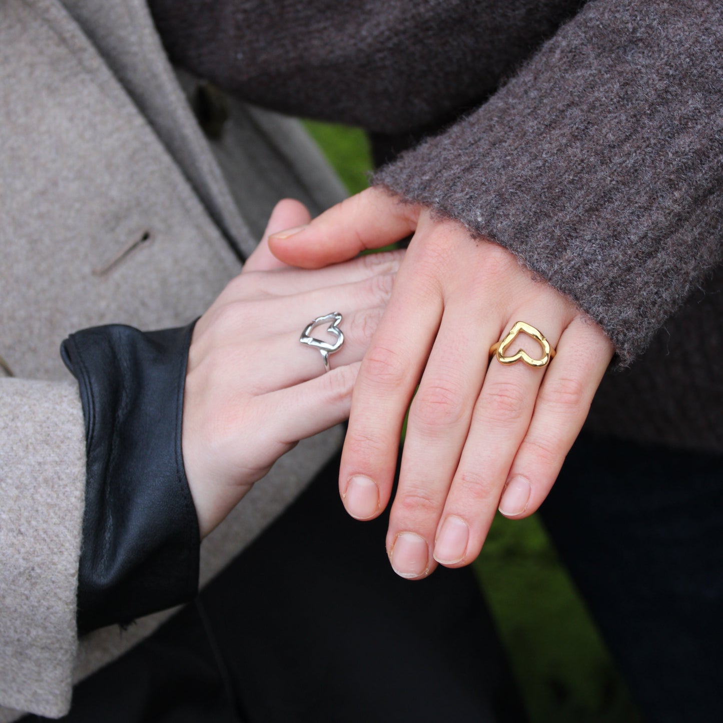 Valentina Wavy Heart ring