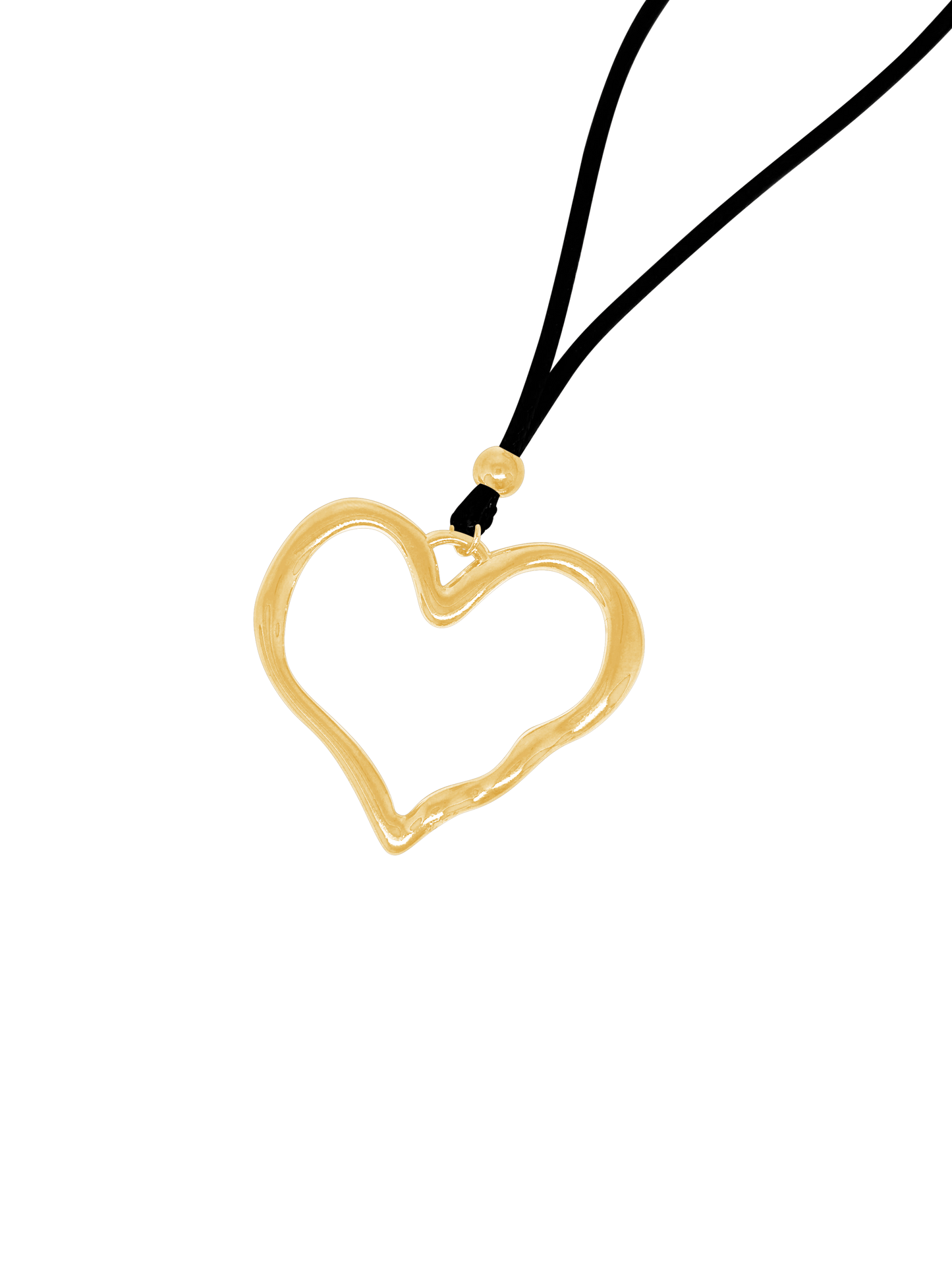 Valentina Wavy Heart choker