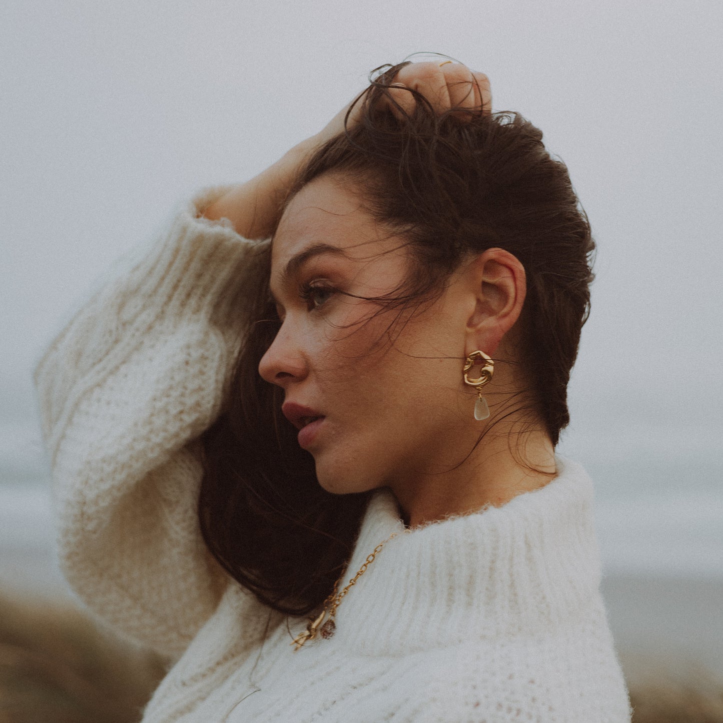Nazaré Earrings White