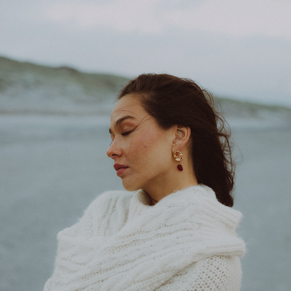 Nazaré Earrings Red