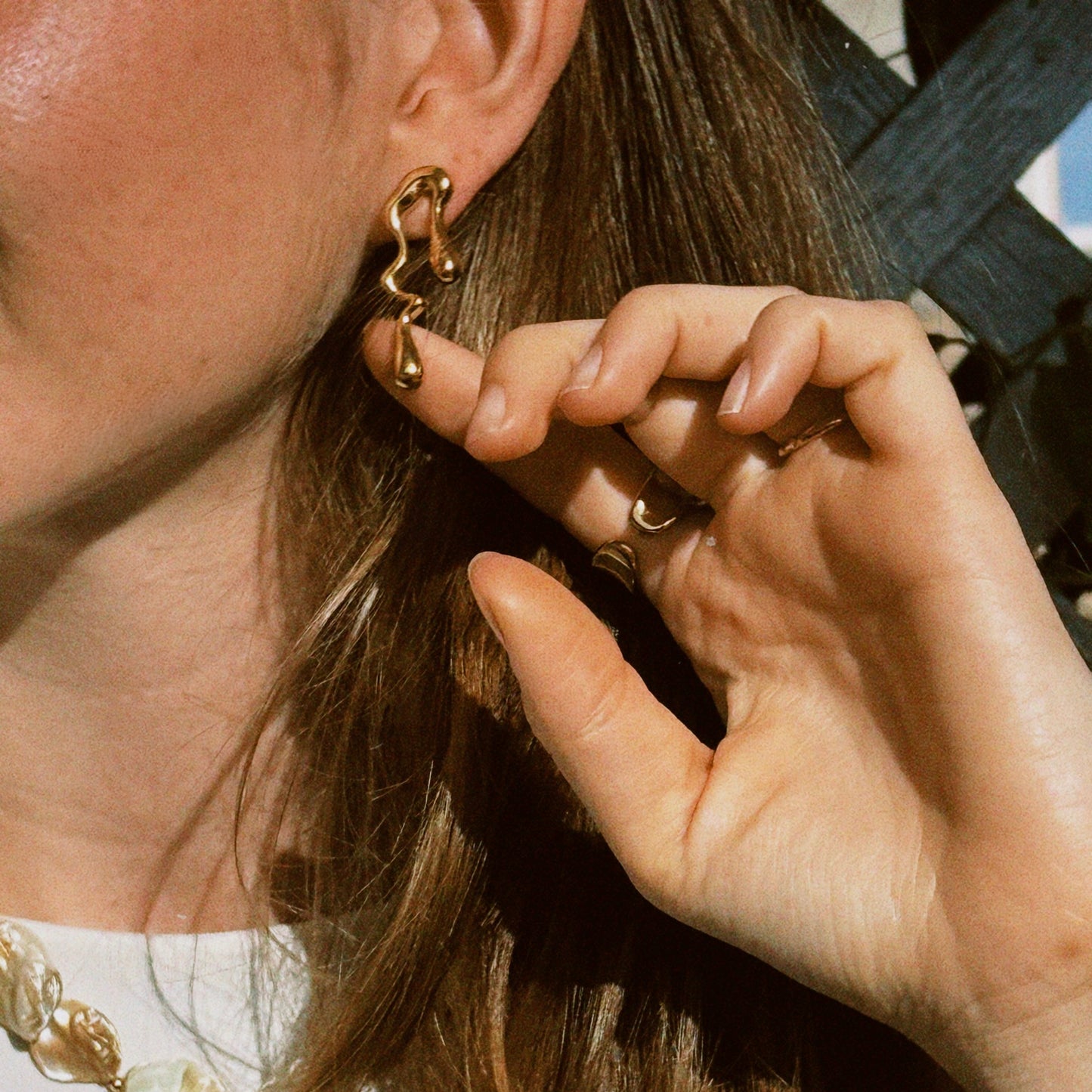 Summer rain earrings