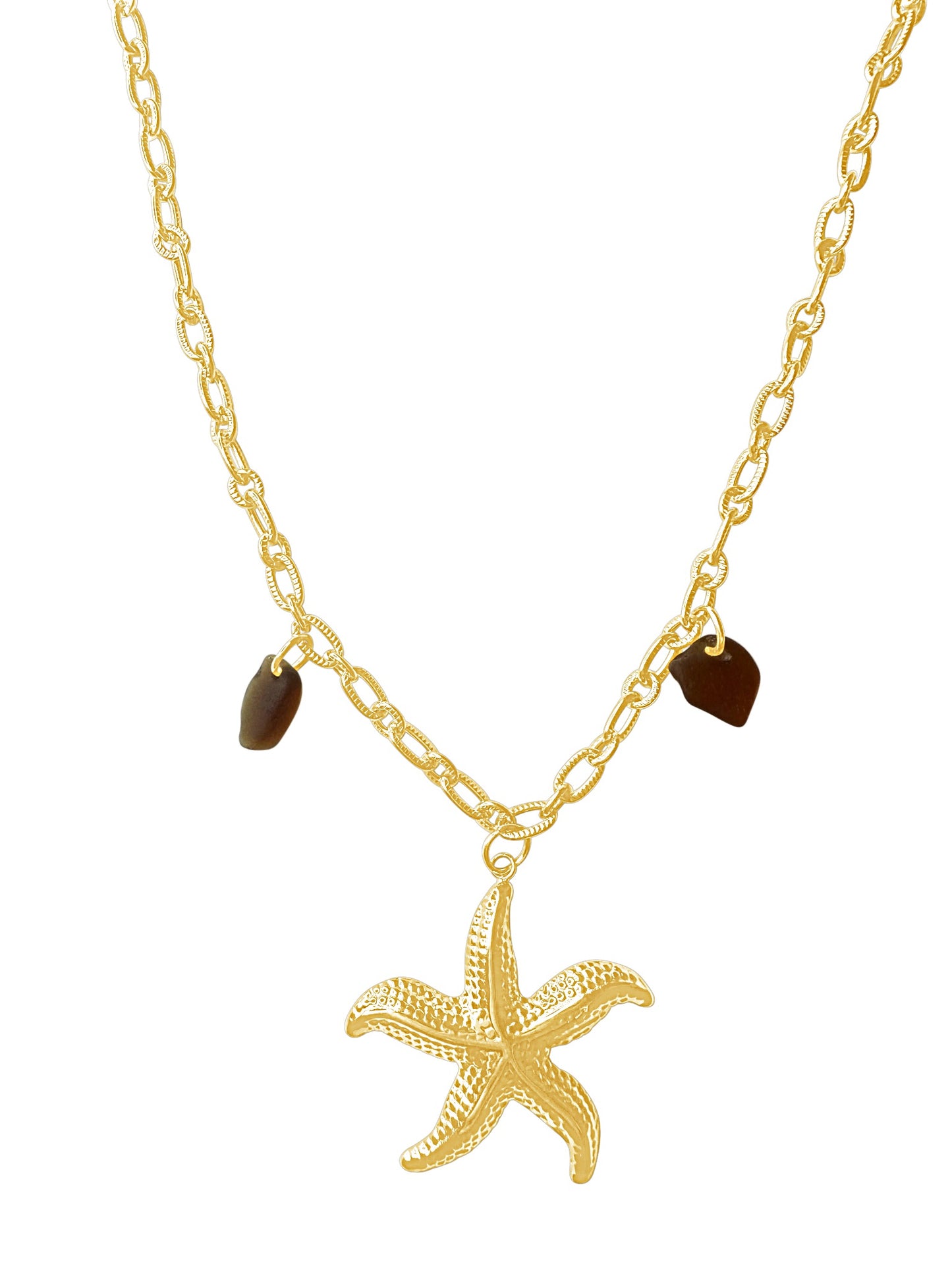 Starfish Halskkæde Brown