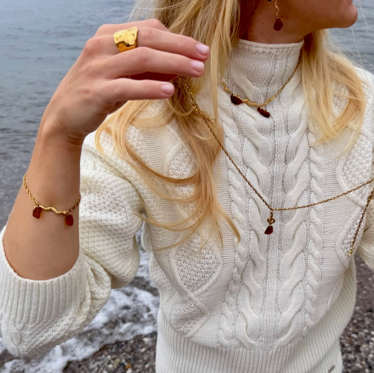 Kokosbølge Armbånd