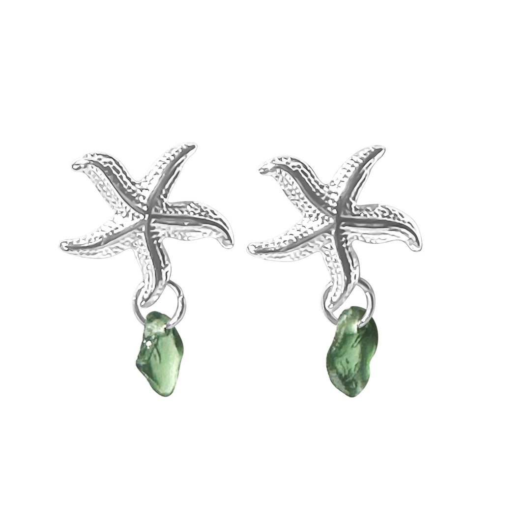 Starfish øreringe green