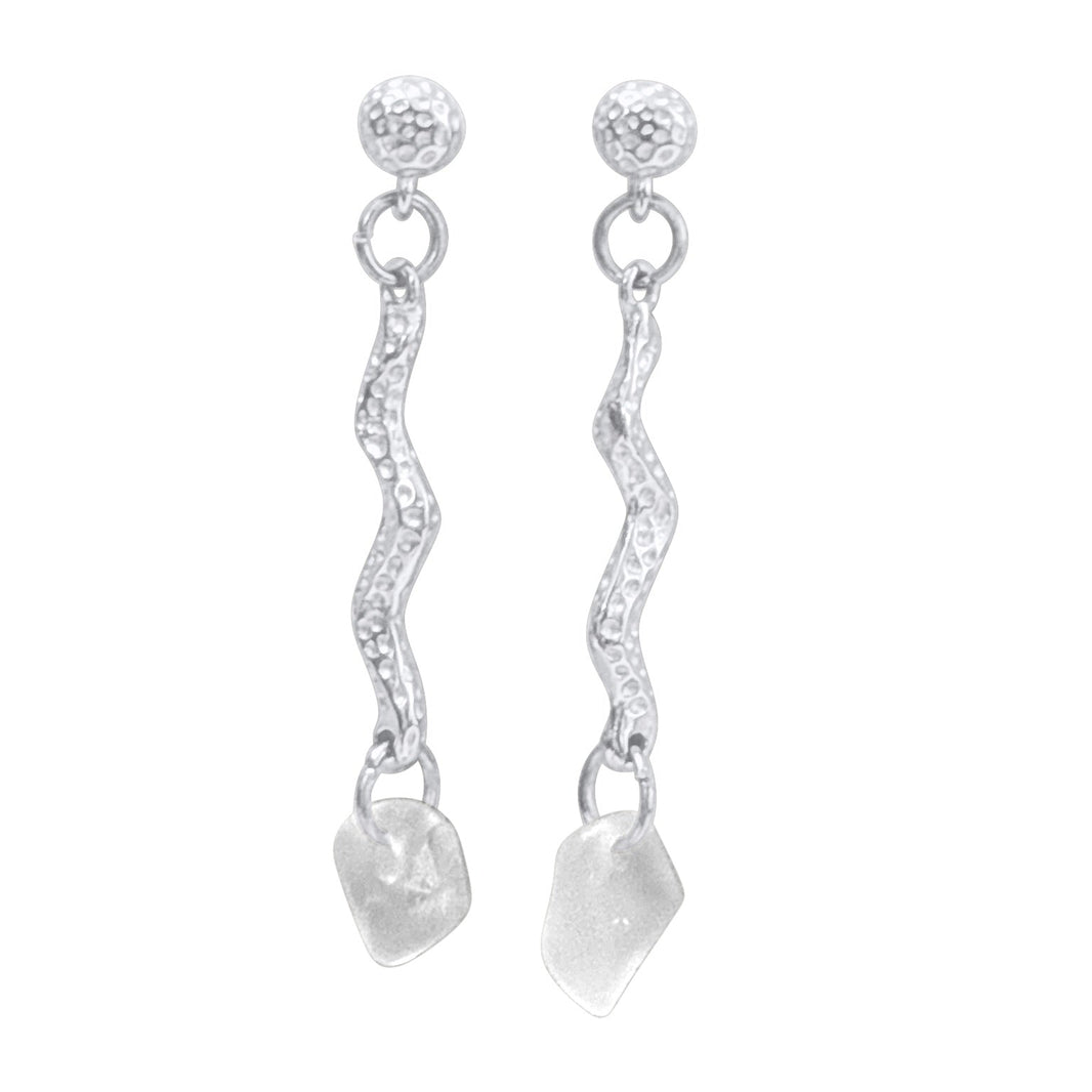 Wave Foam Small Stud Earrings