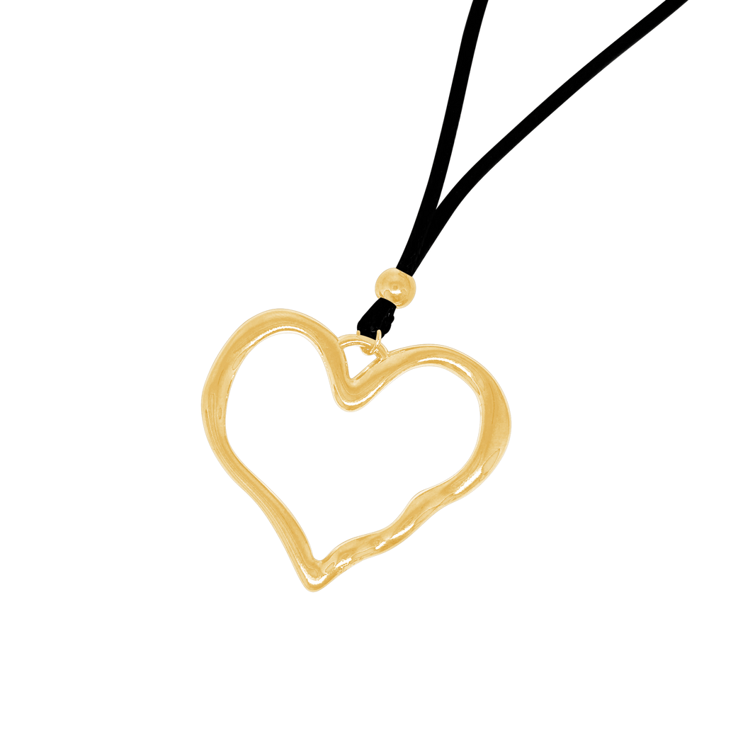 Valentina Wavy Heart choker
