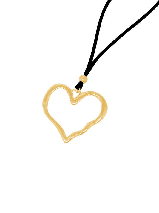 Valentina Wavy Heart choker