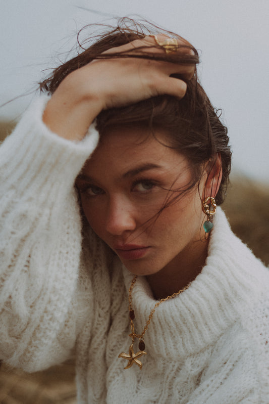 Blue Month Earrings Blue