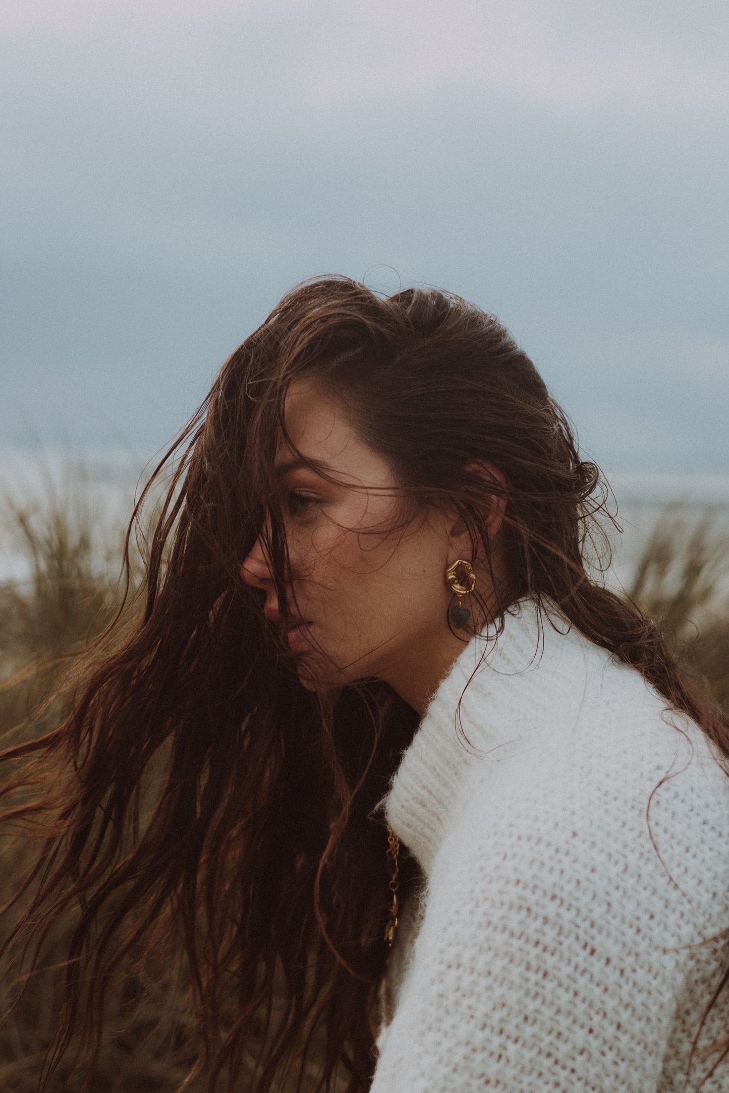 Blue Month Earrings Green