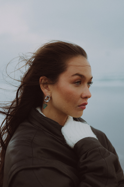 Blue Month Earrings Blue