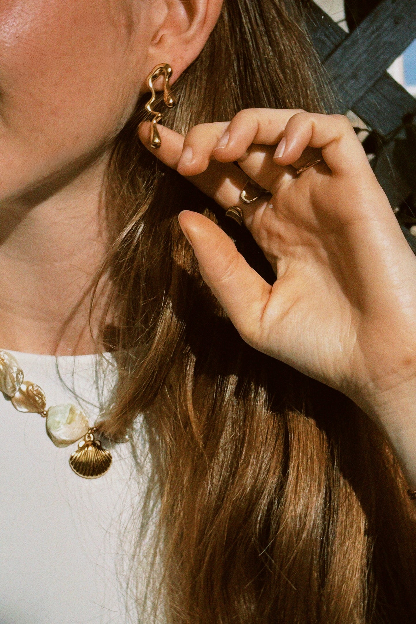 Summer rain earrings