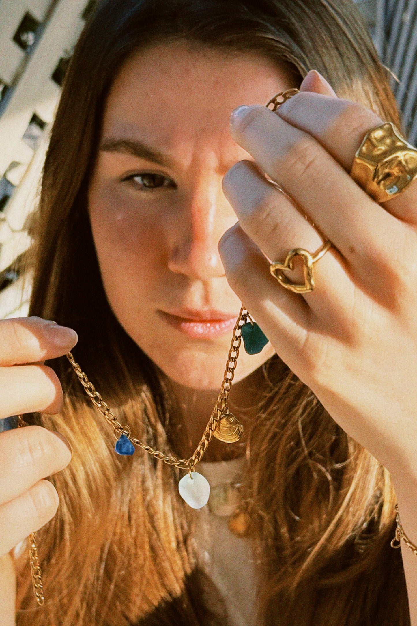 Valetina Wavy Heart ring