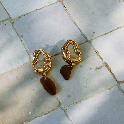 Nazaré Earrings Brown