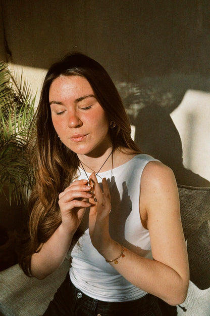 Valentina Wavy Heart choker