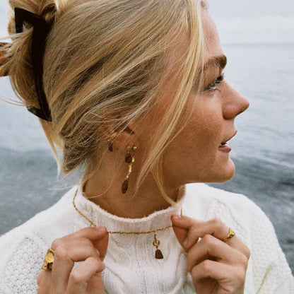 Coconut Wave Small Stud Earrings